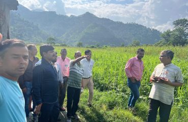 मुख्य सचिव/सचिव, आवास द्वारा स्थलीय निरीक्षण
