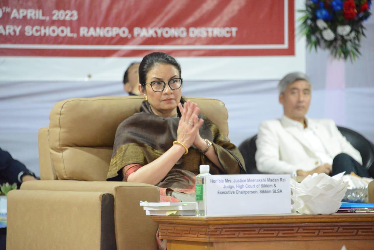 Honorable Mrs Justice Meenakshi Madan Rai High Court Judge Executive Chairperson Sikkim SLSA