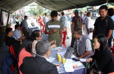 Camp set at M G Marg Gangtok