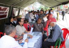Camp set at M G Marg Gangtok;?>