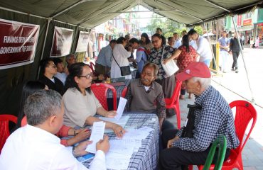Camp set at M G Marg Gangtok