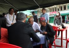 Camp set at M G Marg Gangtok;?>