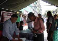 Camp set at M G Marg Gangtok;?>