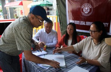 Camp set at M G Marg Gangtok