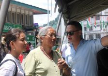 Camp set at M G Marg Gangtok;?>