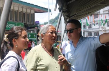 Camp set at M G Marg Gangtok