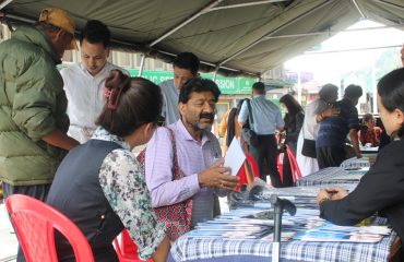 Camp set at M G Marg Gangtok