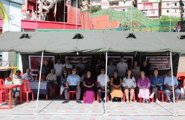 Camp set at M G Marg Gangtok
