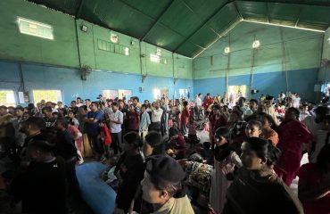 Visit to relief camps set up at Singtam
