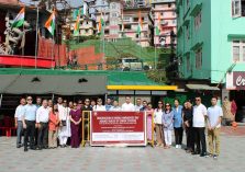Camp set at M G Marg Gangtok;?>