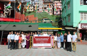 Camp set at M G Marg Gangtok