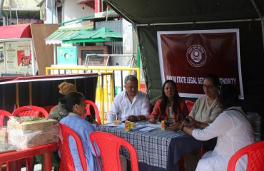 Camp set at M G Marg Gangtok