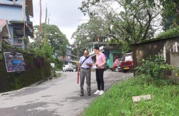 Dissemination of pamphlets regarding information on Legal Services issued by the Sikkim SLSA and the NALSA Helpline Number by the DLSA Gangtok and Pakyong District