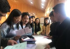 Dissemination of pamphlets regarding information on Legal Services issued by the Sikkim SLSA and the NALSA Helpline Number by the DLSA Mangan;?>