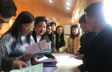 Dissemination of pamphlets regarding information on Legal Services issued by the Sikkim SLSA and the NALSA Helpline Number by the DLSA Mangan