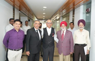 Justice Sh. H.S. Bhalla (Retd.), Sh. Sanjay Hooda, Director of Prosecution(General),Haryana at ‘One Day Workshop on New Criminal Law Bills’ held on 14.10.2023 at PWD Guest House, Panchkula