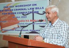 Lectures at ‘One Day Workshop on New Criminal Law Bills’ held on 14.10.2023 at PWD Guest House, Panchkula;?>
