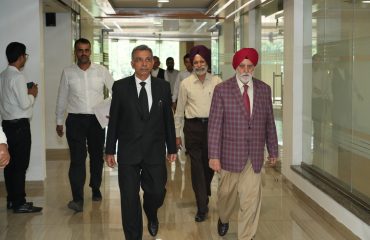 Justice Sh. H.S. Bhalla (Retd.), Sh. Sanjay Hooda, Director of Prosecution(General),Haryana at ‘One Day Workshop on New Criminal Law Bills’ held on 14.10.2023 at PWD Guest House, Panchkula