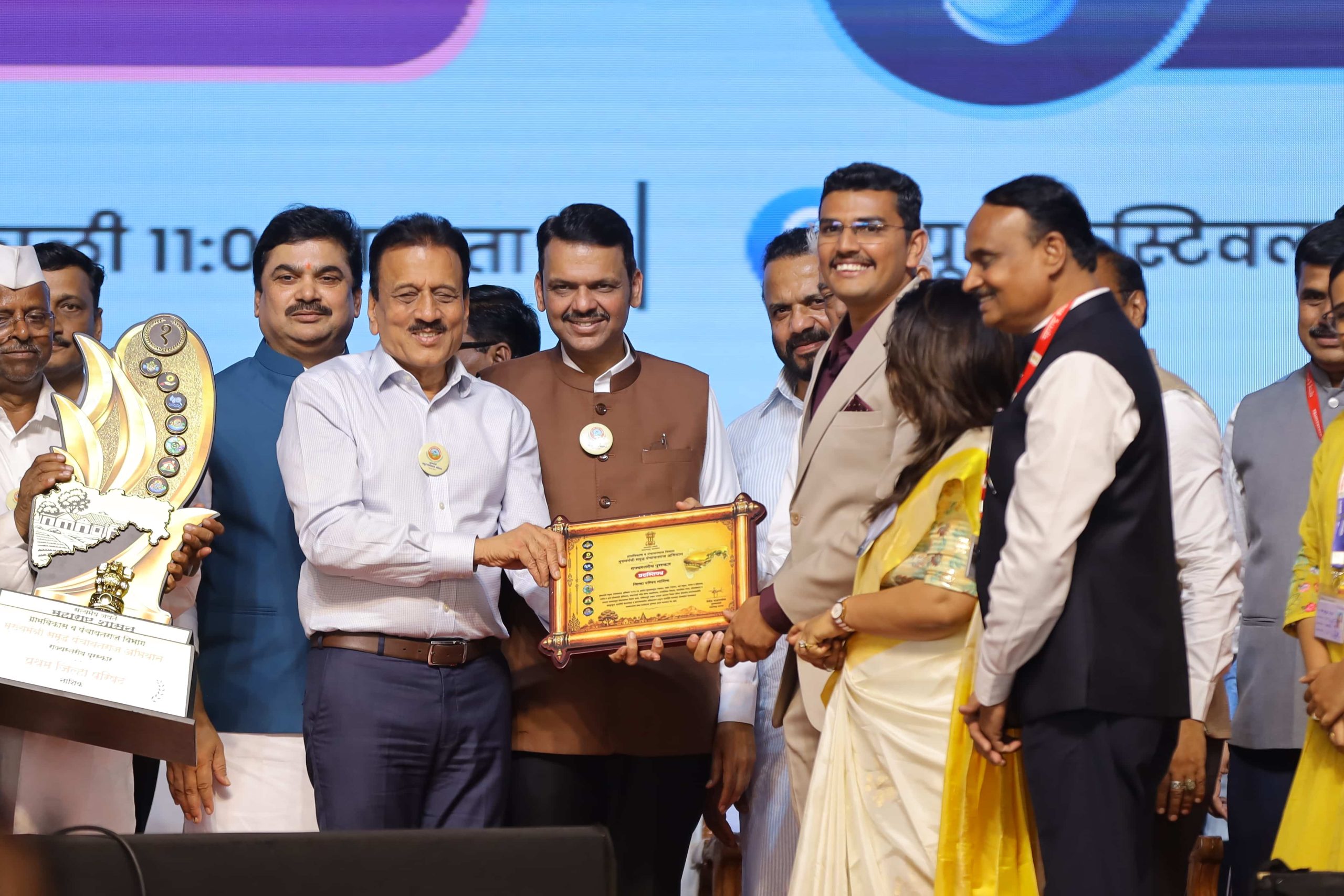 मुख्यमंत्री समृद्ध पंचायतराज अभियान 2025-26 अंतर्गत जिल्हा परिषद नाशिक राज्यात प्रथम