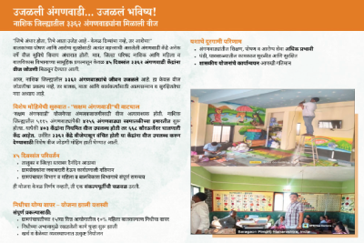 उजाळली आंगणवडी