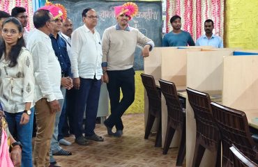 मा. मुख्य कार्यकारी अधिकारी ओमकार पवार यांची मुख्यमंत्री समृद्ध पंचायत अभियान अंतर्गत पंचायत समिती बागलाण येथे भेट. दि. २६-११-२०२५