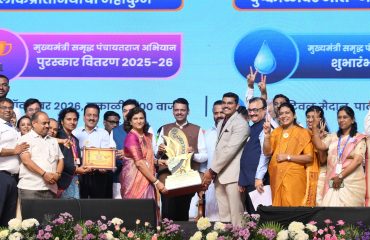 मुख्यमंत्री समृद्ध पंचायतराज अभियान 2025-26 अंतर्गत पंचायत समिती नाशिक राज्यात प्रथम.