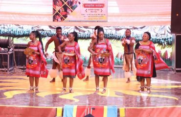 सूरजकुंड शिल्प मेला में अफ्रीकी मूल देश का सांस्कृतिक नृत्य