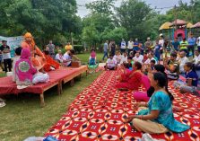 ताऊ देवी लाल पार्क गुरुग्राम में योग नाटक