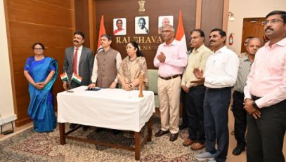 Launching of revamped website of Raj Bhavan, Tamil Nadu.