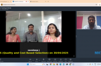 Online Bharath VC ePocurement training on QCBS (Quality and Cost Based Selection) for the Kerala State (IT) Mission, Thiruvananthapuram on 30th April 2025