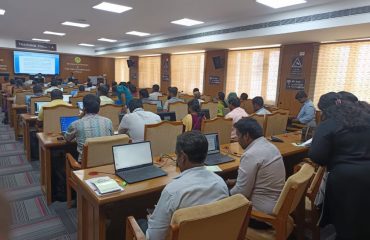 Training on Online Tender Flow in TN Tenders was conducted for Department of Medical and Rural Health Services (DMS) across Tamil Nadu on 23rd & 24th April 2025 with 130 participants.