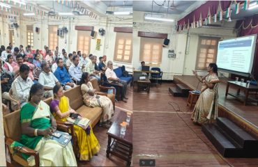 A brief Introduction on GePNIC (eProcurement) was given to Deputy Accountants at PWC in Tamilnadu at Chennai on the occasion of 'Audit Diwas' at Principal Accountant General (A&E), Tamilnadu, Chennai on 21.11.2025 forenoon session by me. Participants Attended: 52 Offline + 34 Online (Total 86)