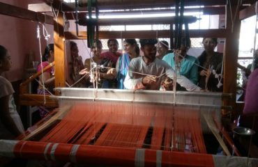 Paithani Manufaturing working visit