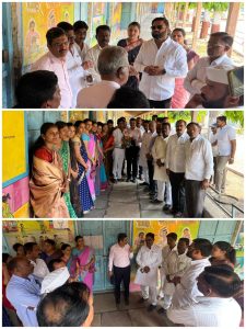 राजुरी येथील जिल्हा परिषद प्राथमिक शाळेस भेट