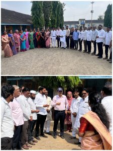 राजुरी येथील जिल्हापरिषद प्राथमिक शाळेस भेट