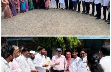 राजुरी येथील जिल्हापरिषद प्राथमिक शाळेस भेट