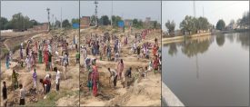 Digging of Pond under MGNREGS in District Hisar