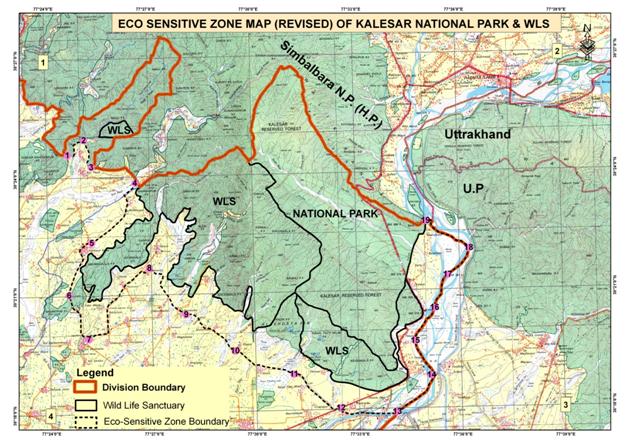 kalesar map