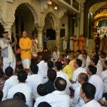 Governor visits Juhu ISKCON temple