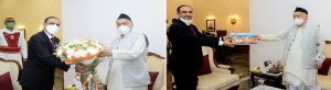 16.03.2021 : Newly appointed UAE Consul General meets Governor Koshyari