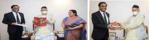 24.02.2022: Consul General of the Democratic Socialist Republic of Sri Lanka in Mumbai met Governor
