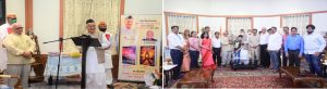 29.03.2022: Governor releases Dr Kripa Shankar Mishra's books of poetry