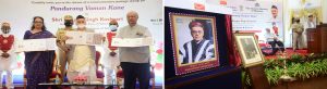 18.04.2022 : Governor Koshyari releases commemorative postage stamp of Indologist P V Kane