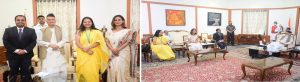 13.05.2022: Three officers of the Indian Foreign Service meets Governor
