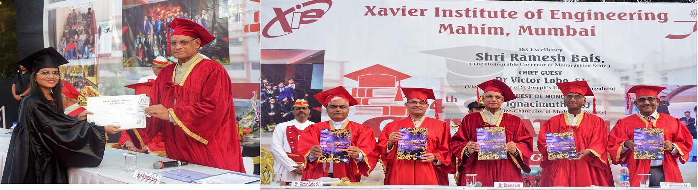 18.03.2023 : Governor presided over the Annual convocation of the Xavier Institution of Engineering