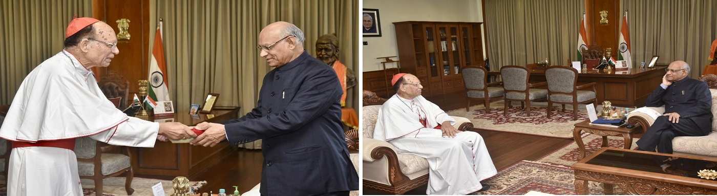 25.09.2023: मुंबईचे आर्चबिशप कार्डिनल ऑस्वल्ड ग्रेशियास यांनी घेतली राज्यपालांची भेट