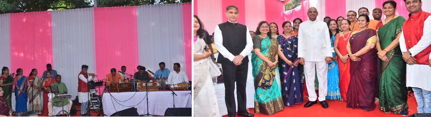 01.05.2024:  Governor participated in the 65th Maharashtra State Foundation Day Celebrations organized by BMC