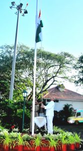 65th Maharashtra State Foundation Day: Governor hoists national flag at Raj Bhavan