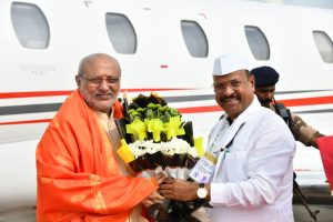 Governor arrives in Chhatrapati Sambhaji Nagar on the last leg of his tour of 3 districts