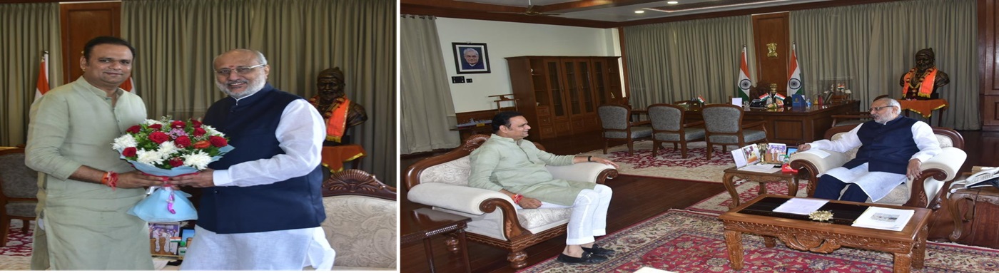 Speaker of Maharashtra Legislative Assembly Rahul Narwekar meets Governor